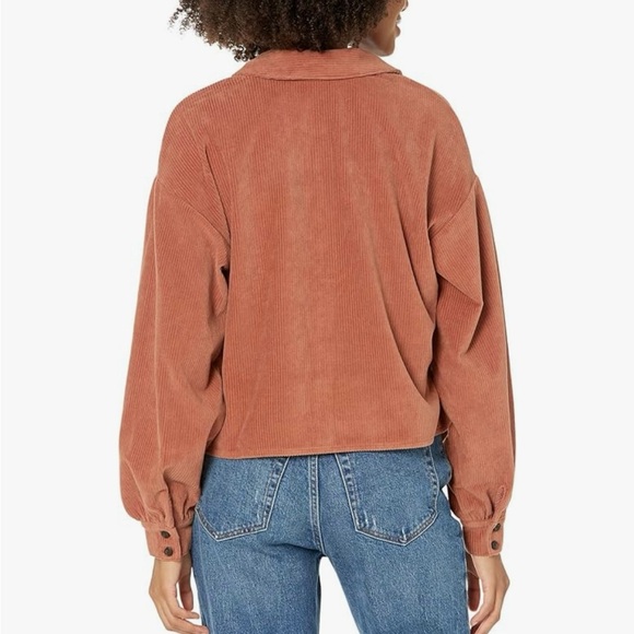 Knit Corduroy Crop Shirt-Jacket by Madewell size Medium - Picture 3 of 8